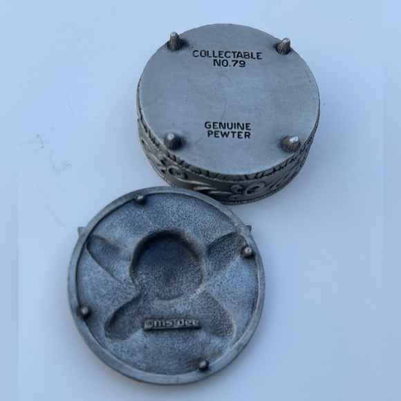 Ms. Dee Pewter Toothfairy 1st Tooth Trinket Box - Picture 4 of 4